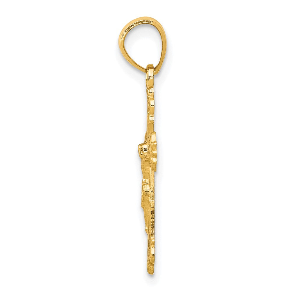 10k Crucifix Pendant - Product Photo