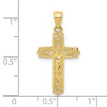 10k Crucifix Pendant - Product Photo