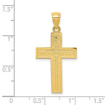 10k Cross Pendant - Product Photo