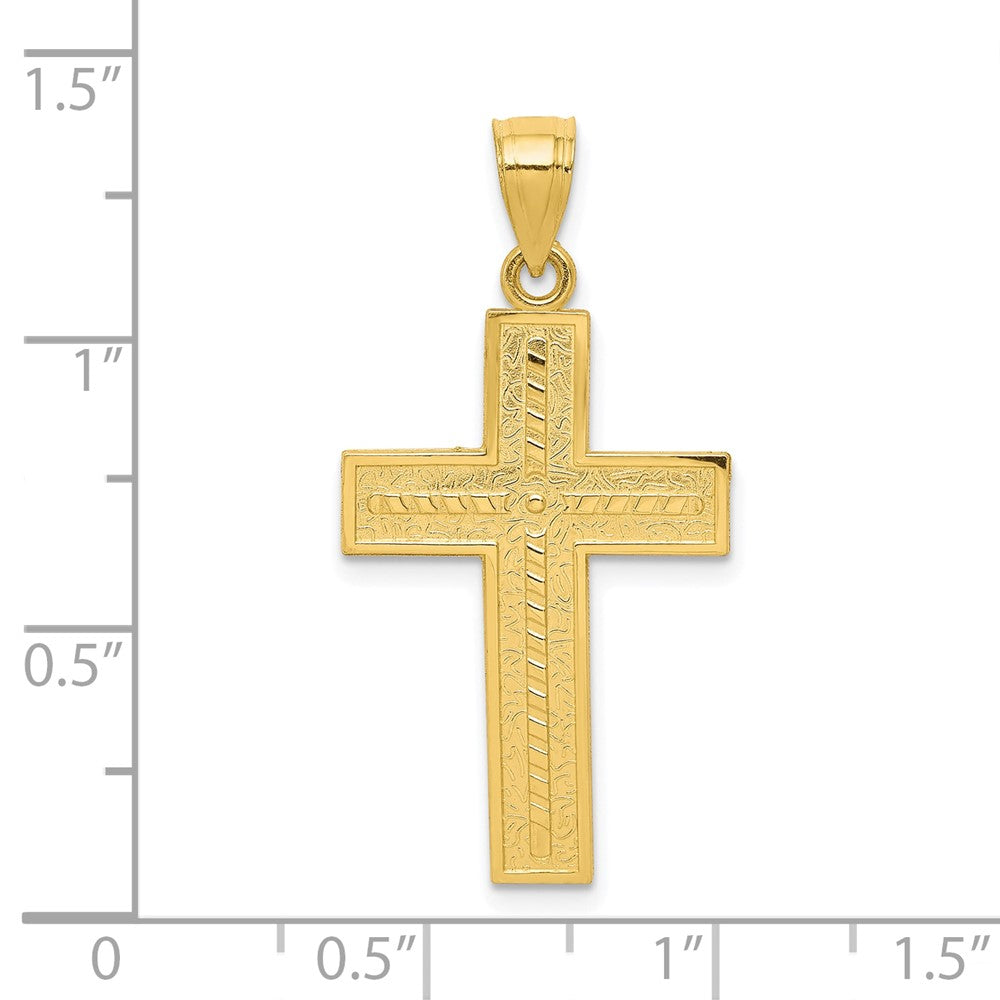 10k Cross Pendant - Product Photo