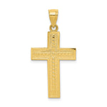 10k Cross Pendant - Product Photo