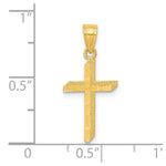 10k Cross Pendant - Product Photo