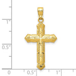 10k Passion Cross Pendant - Product Photo