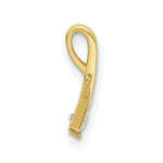 10K Polished CZ Fancy Chain Slide - Product Photo