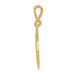 10K / 14K Yellow Gold Fire Rescue Pendant - Product Photo