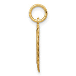 10K Yellow Gold Heart Charm - Product Photo