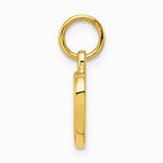 10K / 14K Yellow Gold Polished Cut-out Heart Pendant - Product Photo