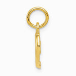 10K / 14K Yellow Gold Polished Heart Pendant - Product Photo