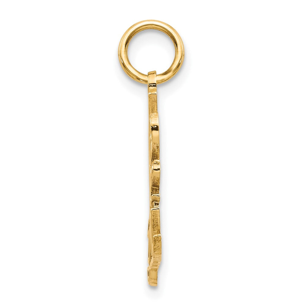 10K Yellow Gold I LOVE YOU Charm - Product Photo