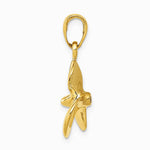 10K / 14K Yellow Gold Polished 3-D Propeller Pendant - Product Photo