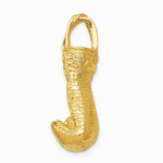 10K / 14K Yellow Gold Hollow Polished 3-D Boxing Glove Pendant - Product Photo