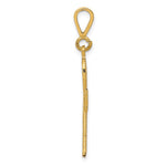 10K Yellow Gold Ankh Cross Charm - Product Photo