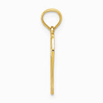 10K / 14K Yellow Gold 30 in Heart Cut-out Pendant - Product Photo