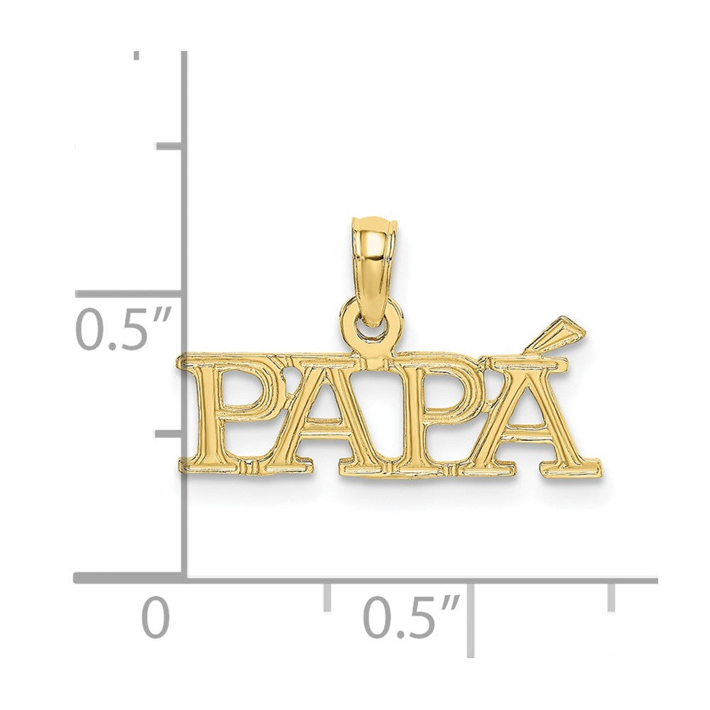 10k PAPA Charm - Product Photo