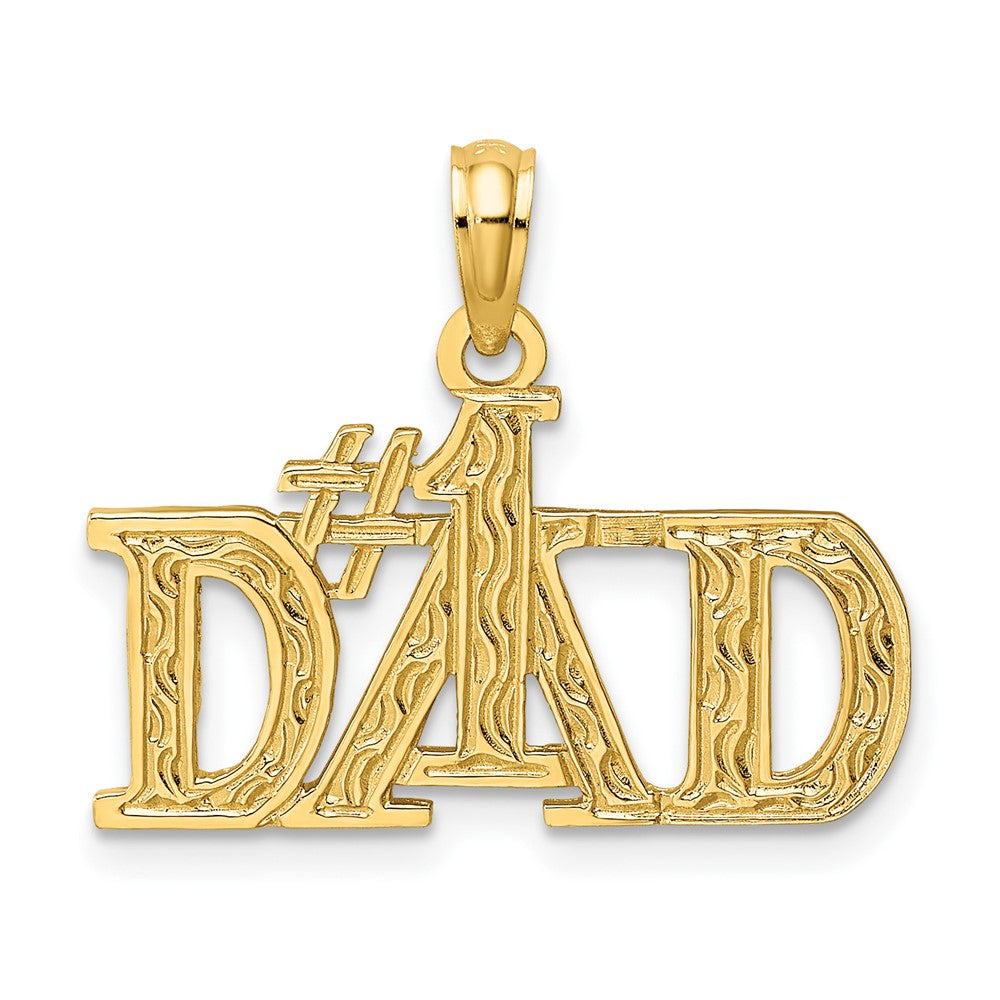 10K / 14K Yellow Gold #1 DAD Pendant