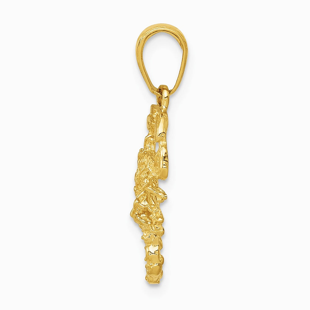 10K / 14K Yellow Gold Scorpion Charm - Product Photo