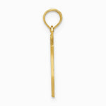 10K / 14K Yellow Gold Police Badge Pendant - Product Photo