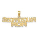 10k POLICE OFFICER'S MOM Charm - Product Photo