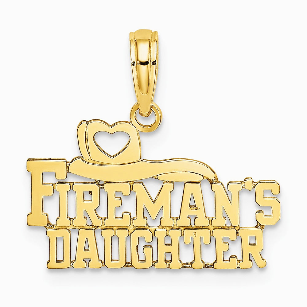 10K / 14K Yellow Gold FIREMAN'S DAUGHTER Charm