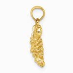 10K / 14K Yellow Gold 3-D Scorpio Zodiac Pendant - Product Photo