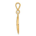 10K Yellow Gold Star Of David Charm - Product Photo