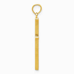 10K / 14K Yellow Gold Polished Cross Pendant - Product Photo