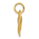 10K Yellow Gold Heart Charm - Product Photo