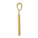 10K / 14K Yellow Gold Reversible Latin Cross Pendant - Product Photo
