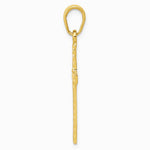 10K / 14K Yellow Gold Latin Cross Pendant - Product Photo
