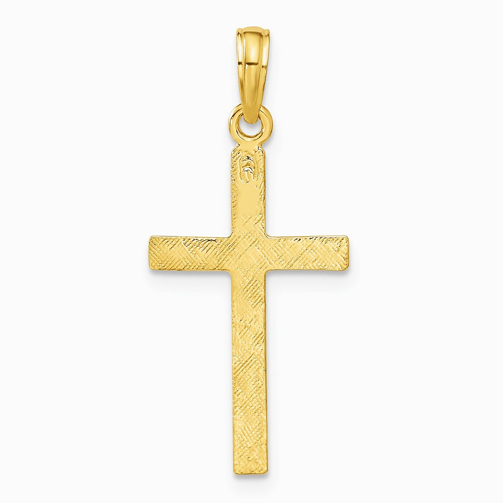 10K / 14K Yellow Gold Latin Cross Pendant - Product Photo