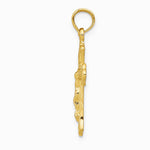 10K / 14K Yellow Gold INRI Crucifix Charm - Product Photo