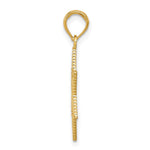10K / 14K Yellow Gold Star of David Pendant - Product Photo