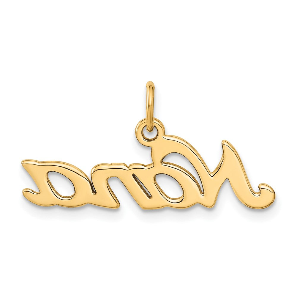 10K Satin NANA Charm - Product Photo