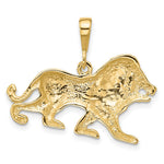 10K Yellow Gold Lion Charm - Product Photo