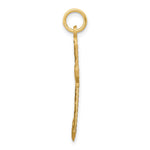 10K Yellow Gold Cross Charm - Product Photo