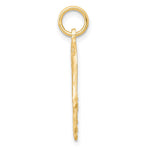 10K Yellow Gold Filigree Chamseh Charm - Product Photo