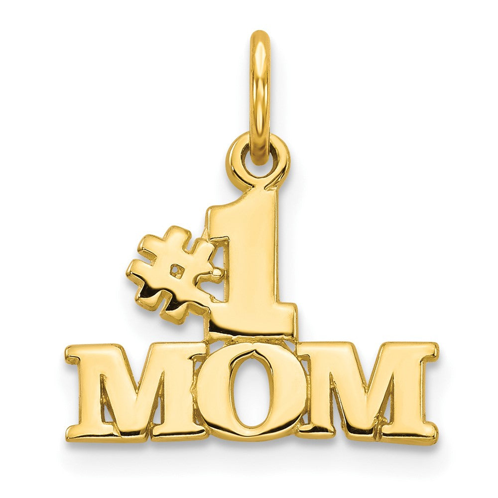 10K / 14K Yellow Gold #1 MOM Charm