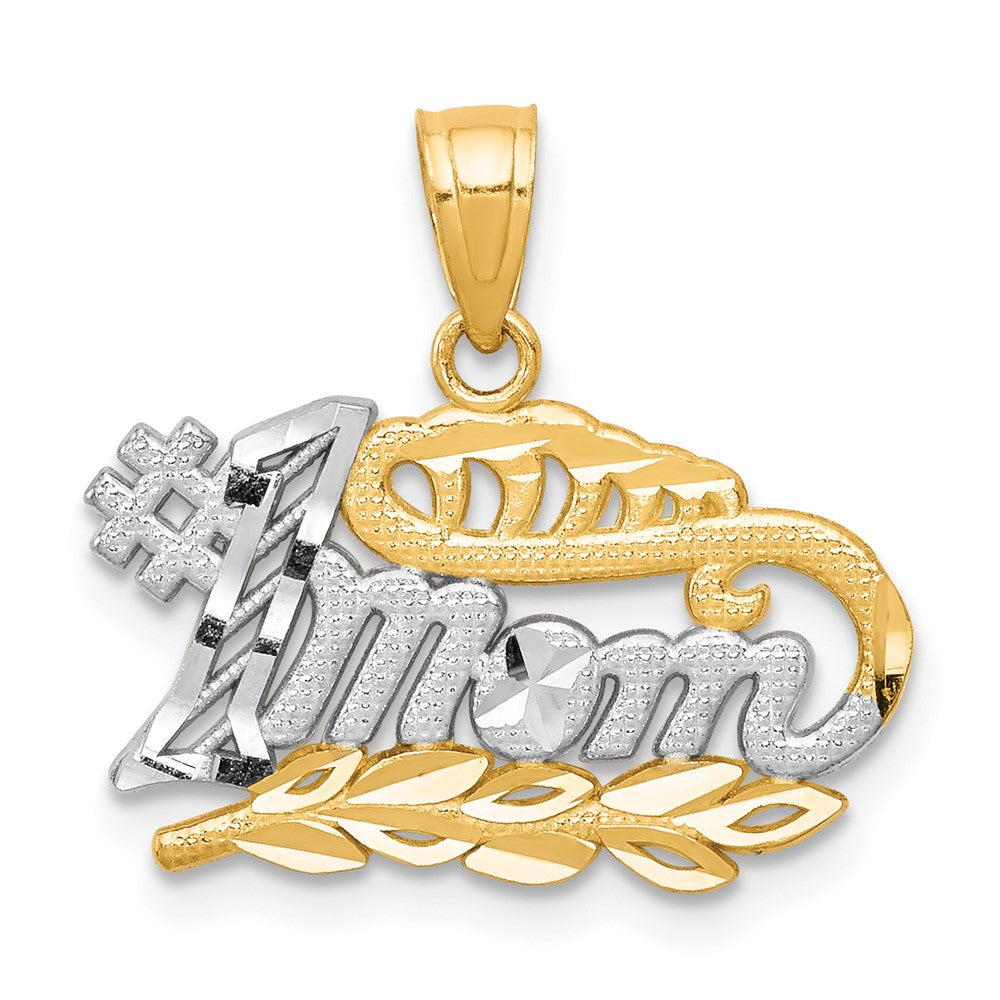 10K Yellow with Rhodium with Rhodium 