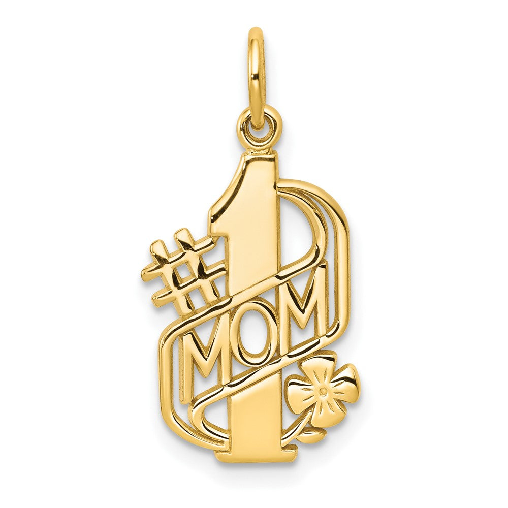 10K / 14K Yellow Gold #1 MOM Charm