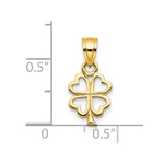 10k Four Leaf Clover Charm - Product Photo