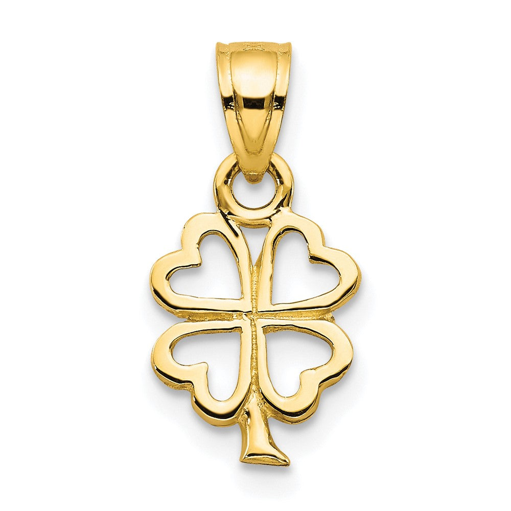 10k Four Leaf Clover Charm - Product Photo
