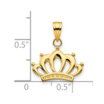 10k Crown Charm - Product Photo