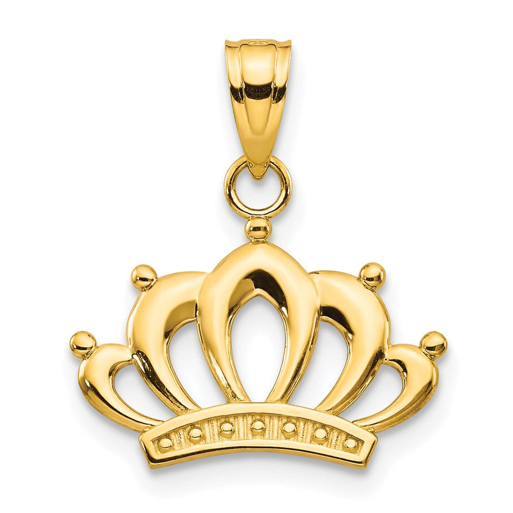 10k Crown Charm - Product Photo