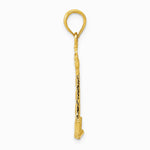 10K / 14K Yellow Gold Lighthouse Pendant - Product Photo