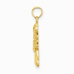 10K / 14K Yellow Gold Praying Girl Charm - Product Photo