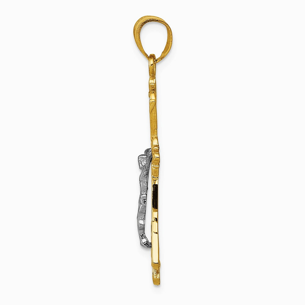 10K / 14K Two-tone Pendant - Product Photo