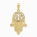 10K / 14K Yellow Gold Chamseh Pendant - Product Photo