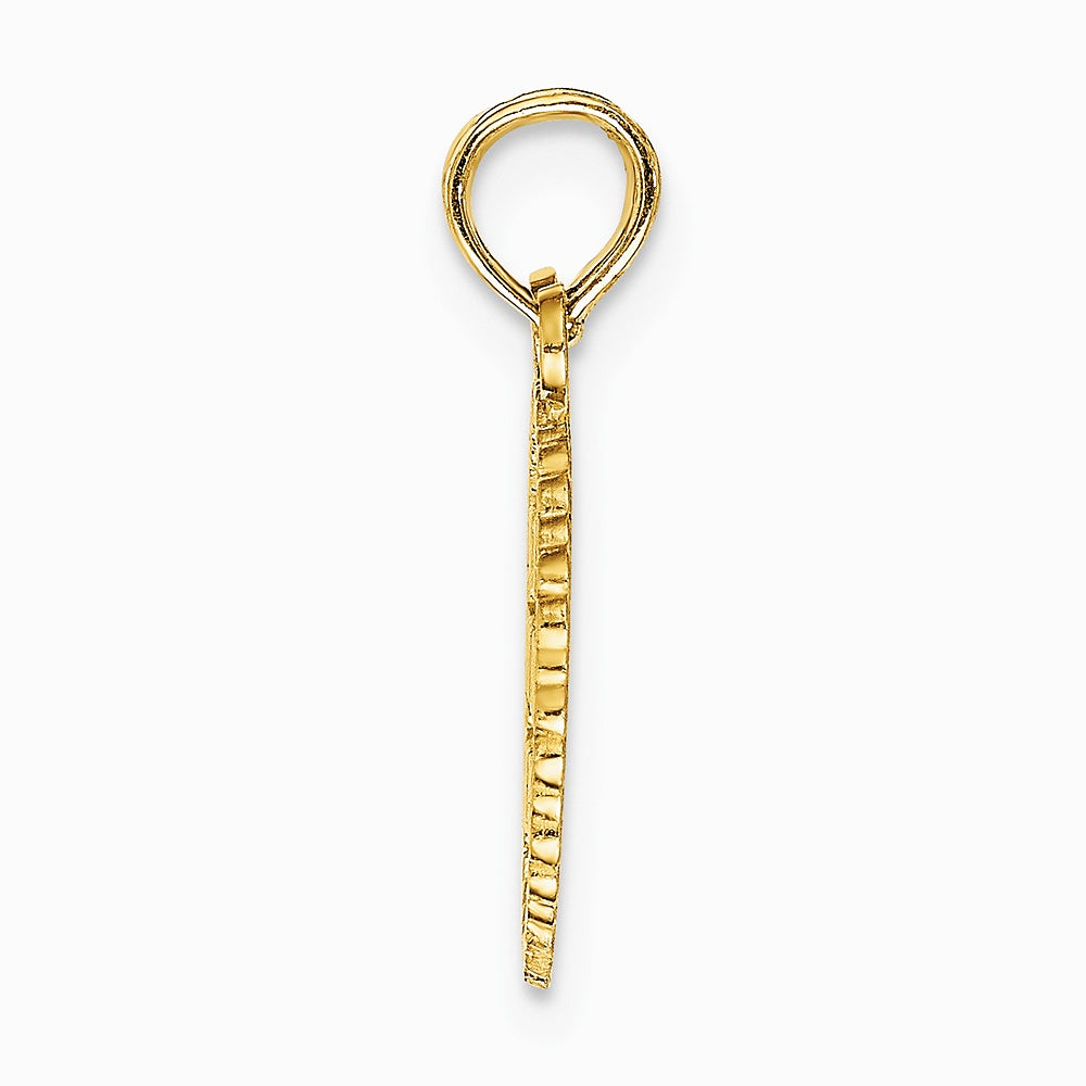 10K / 14K Yellow Gold BEST FRIENDS FOREVER Break Apart Pendant - Product Photo