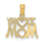 10K I HEART MY MOM Pendant - Product Photo