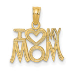 10K I HEART MY MOM Pendant - Product Photo